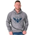 thumbnail image 4 of Defender Freedom Patriotic Eagle Hoodie Sweatshirt Women Men Brisco Brands S, 4 of 6