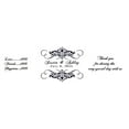thumbnail image 2 of 100 Elegant White Wedding Anniversary Engagement Party Water Bottle Labels 8"x2", 2 of 4
