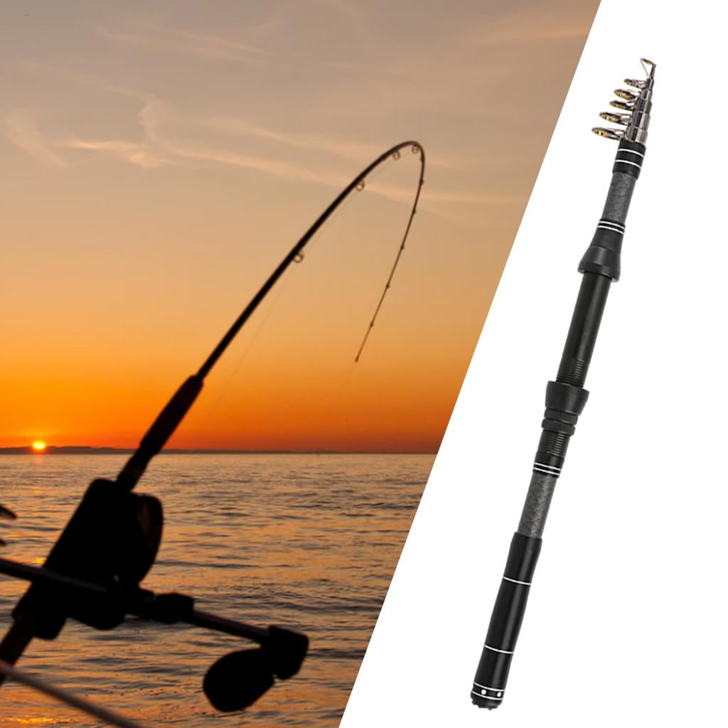 Canne à Pêche Télescopique Ultra Légère 7 Sections - 150 Cm | Poids 65g | Parfaite Pour Randonnée Et Voyage