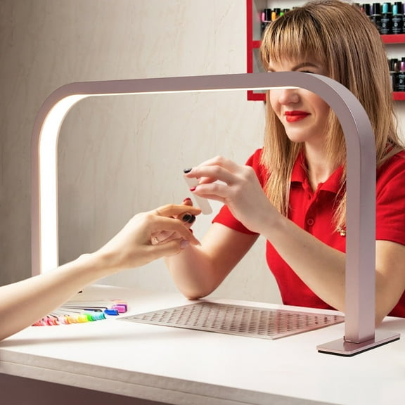 36W Rechargeable Adjustable Brightness Nail Dryer, LED Nail/eyela Lamp Manicure