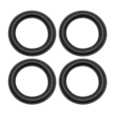 Unique Bargains 5.1 inch Speaker Foam Edge Surround Rings Replacement Parts for Speaker Repair or DIY 4pcs