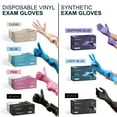 thumbnail image 5 of FifthPulse Disposable Vinyl Exam Gloves - Black - Box of 50 - S, 5 of 8