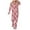 Pink, variant on Christmas Pajamas Sets for Womens Santa Claus Print Long Sleeve Lapel Button Tops and Loungeewear Matching Pants Festive Set Holiday Ladies Sleepwear Set,Black,S