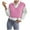 Pink, variant on Women's Sweater Vest For Momen Casual V-Neck Pullover Shirt Collision Color Sleeveless Sweater Vest TBKOMH