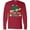 Red, variant on Port St. Lucie, Florida Happy Sea Turtle Long Sleeve T-Shirt