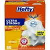 Hefty Ultra Strong Tall Kitchen Trash Bags, Citrus Twist Scent, 13 Gallon, 80 Count