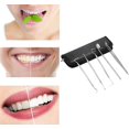 thumbnail image 4 of Kit de dentista: juego de herramientas de dentista profesional de acero inoxidable de 5 piezas, kit de limpieza para adultos, niños y mascotas, uso de higiene bucal, 4 of 5