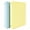 Aqua Blue+Yellow, variant on 2Pcs 1 Inch Round 3 Ring Binder,Holds 200 Sheets 8.5×11 Paper,Cute Binder with Inside Pockets,Cute Girl School & Office Binder
