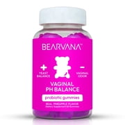 BEARVANA Vaginal pH Balance Probiotic Gummies Women's Health Pineapple Flavor 60 Count