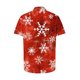 thumbnail image 3 of Hombres de Manga Larga, Navidad Impresa Turndown Collar Blusa, Casual Moda Botón Camisa para las Vacaciones, 3 of 5