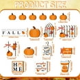 thumbnail image 3 of Fall Tiered Tray Decor Set for Home Autumn Wood Signs Pumpkin Maple Leaf Truck Wooden Sign Decor, Thanksgiving Orange Brown Table Signs Farmhouse Wooden Maple Pumpkin Gnomes Tabletop for Festival, 3 of 4