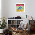 thumbnail image 4 of Art.com Blue Bird - Tulips Art Print by Robbin Rawlings, White Frame Wall Art, 29" x 29", 4 of 5