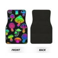 thumbnail image 2 of Pofeuu Bright Mushrooms Print Car Foot Mat Set of 4 Pieces - All-Weather Full Set Floor Mats for Cars Trucks SUVs, 2 of 7