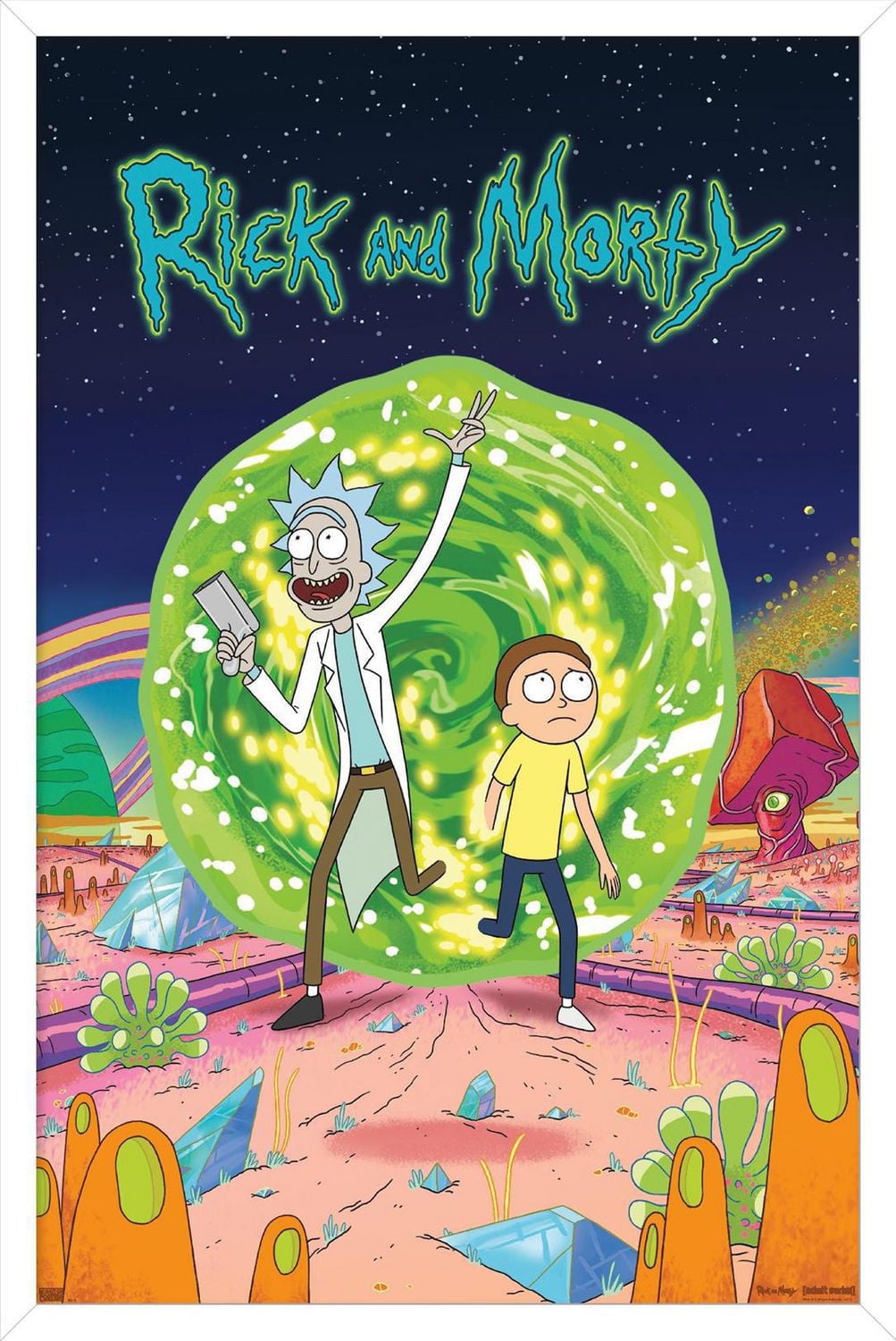Rick And Morty - Cover Wall Poster
