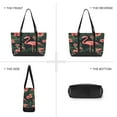 thumbnail image 6 of FORMRS Canvas Laptop Tote Bag for Women with 15.6" Computer Compartments Shoulder Handbag, Red Flamingo Pattern, 6 of 7