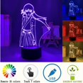 thumbnail image 2 of FYBTO Popular Anime Figure Ichigo Kurosaki LED Light Fans Favorite Xmas Birthday Holiday Party Gift 3D Optical Illusion Desk Lamp Remote Control/Touch, 2 of 7