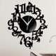 thumbnail image 4 of Black cat wall clock hook antique indoor wall clock Scandinavian clock cute cat (black), 4 of 5
