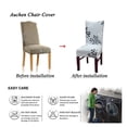 thumbnail image 4 of DJN Clearance Sofa Cover Chair Slipcover Stretch Printed Patterns Dining Chair Set Of Chair Protector For Dining Room Furniture Protector For Restaurant Hotel Cerem Plastic White One Size, 4 of 9