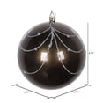 thumbnail image 3 of 4.75" Pewter Candy Glit Curtain Ornament 4/Bag, 3 of 3