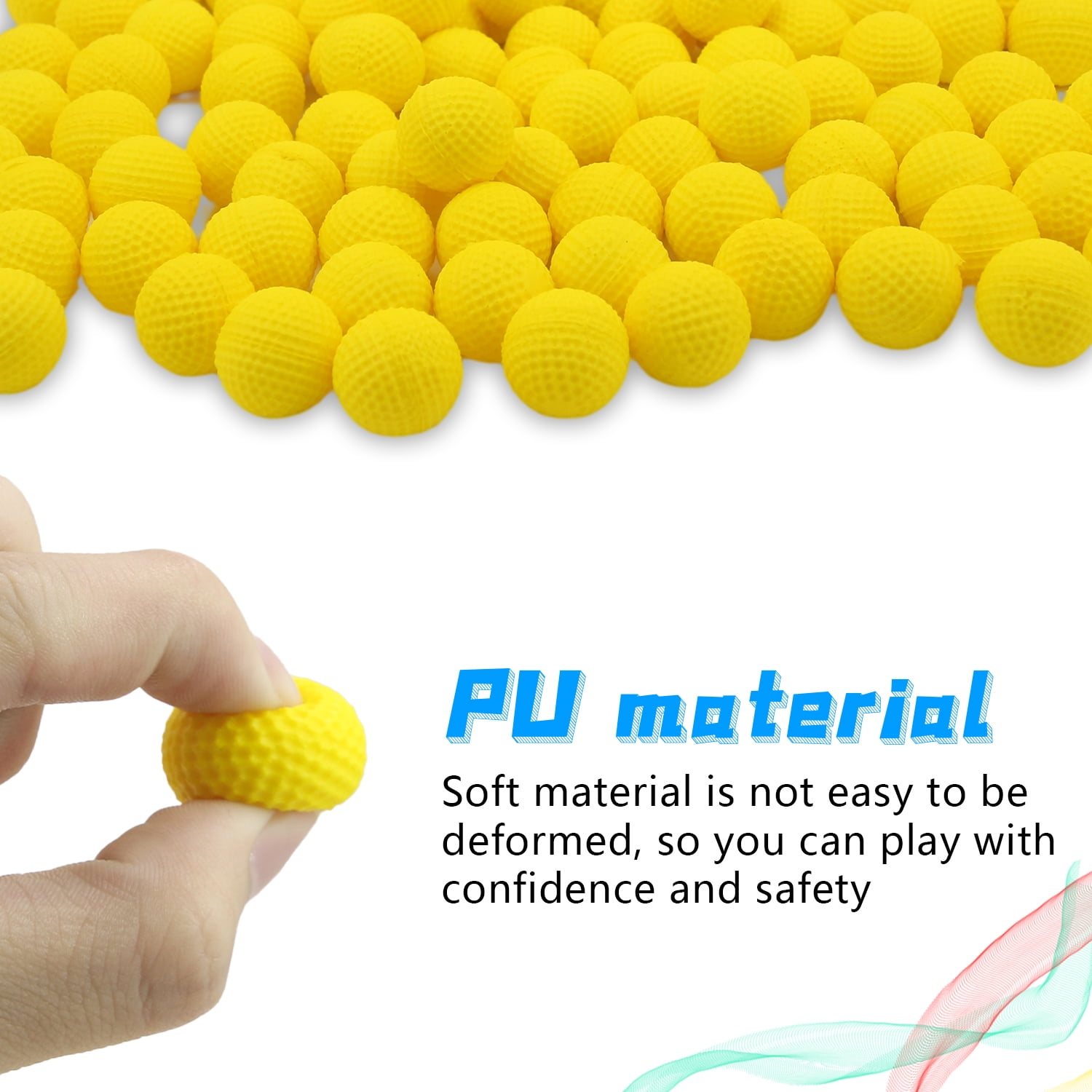 BOROLA 100 Round Refill Pack Compatible for Nerf Rival Blasters(Yellow)