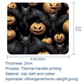 thumbnail image 5 of Bat Square Desk Mat Gaming Mouse Pad, 8.3x9.8 Inch Non-Slip Rubber Bottom Printed Design - Suitable for Office and Gaming, 5 of 6