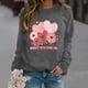thumbnail image 3 of Gibobby Sudaderas con cremallera Sudadera para el día de San Valentín para mujer, camisas con corazón de amor, de San Valentín, camisetas de manga larga (Gris, L), 3 of 4