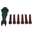 thumbnail image 4 of Guitar Bridge Pin 6Pcs Guitar Pin Maple For Replacement ANGGREK Otros, 4 of 8