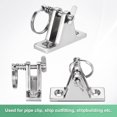 thumbnail image 5 of Uxcell 2-Pack Quick Release Pins, 316 Stainless Steel 8mm Dia., 41mm Usage Length Bimini Top Pin with Drop Cam & Spring for Deck Boat/Canopy, Marine Hardware, 5 of 7