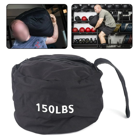 Training Sandbag with Sealing Zipper, 150LBS Workout Sandbag with Adhesive Tape for Gyms