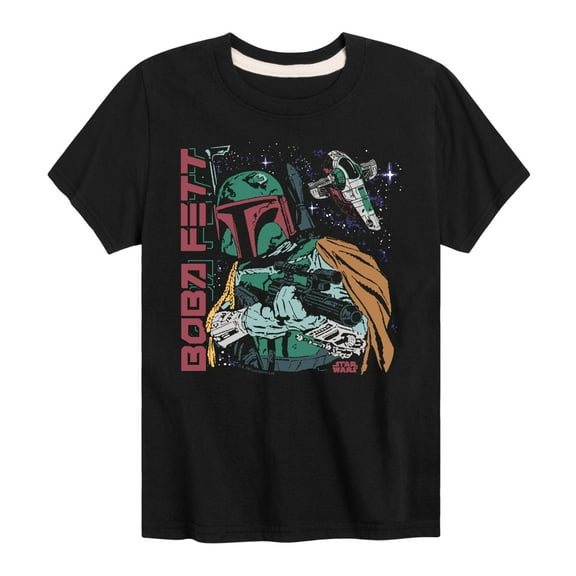 Star Wars - Boba Fett Illustration - Toddler And Youth Short Sleeve Tee