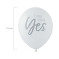 thumbnail image 2 of Fun Express Bridal Party & Confetti-Filled 12" Latex Balloons - 12 Pc., 2 of 3