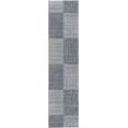 thumbnail image 2 of JONATHAN Y WASHABLE 2 x 8 Runner Rug, Shutter Minimalist Striped Plaid - Dark Gray/Cream, WSH305A-28, 2 of 9