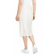 Dalia Women's Pleated Midi Skirt(Beige, Medium)