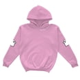 thumbnail image 5 of XUANTAOO Sweatshirts for Girls Boys Spooky Ghost Print Long Sleeve Hooded Pullover Casual Fall Hoodie with Pocket Sweaters for Girls 13-14 Years, 5 of 5