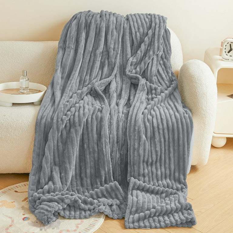 Cozy Fleece Blanket Gift, Soft Air Conditioning Blanket, Towelling