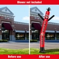 thumbnail image 5 of Fresh Beef Inflatable Tube Man  Wacky Wavy Dancing Guy for Outdoor Decoration Advertising Business Promotion (Blower Not Included), 5 of 8