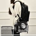 thumbnail image 6 of FORMRS Student Insulated Lunch Bag with Shoulder Strap Reusable Cooler Box for School, Black Moon, 6 of 9