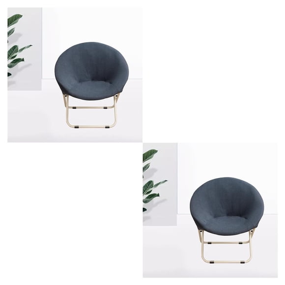 Inteprter Funda para silla con platillo de tela jacquard, funda extraíble para silla con diseño de luna Type2