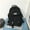 Black, variant on Korean Style Large Capacity All Match High School And College Student Schoolbag,Blue