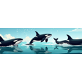 thumbnail image 4 of LUUFILx Ocean Whale Backdrop Underwater Banner Scenic Background for Aquarium Party Baby Shower Wedding Event Photography Backdrop Coral Decor Wall Hanging, 4 of 8