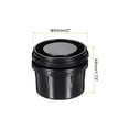 thumbnail image 2 of 4Set Leveling Feet, 2" Dia Adjustable Furniture Leg Leveling Round Tube Insert Screw-in Glide Levelers, Negro, 2 of 6