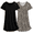 Black + Leopard, variant on 2 Pack Nightgowns for Women Flare Short Sleeve Sleepshirt V Neck Sleepwear Pajama Dress