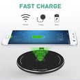 thumbnail image 2 of 10W Wireless Charger Ultra Slim Fast Charging Pad Compact Adapter Black B2P for LG G6, Google Nexus 4 5, V30 - Motorola DROID MAXX Mini Turbo, Google Nexus 6 - Nokia Lumia 1020 1520 920 930, 2 of 6