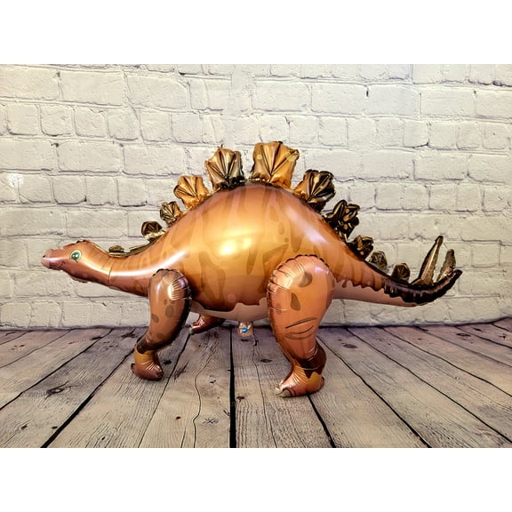 Dinosaur Balloon JUMBO Mylar Walking Foil Balloons - LIGHT BROWN