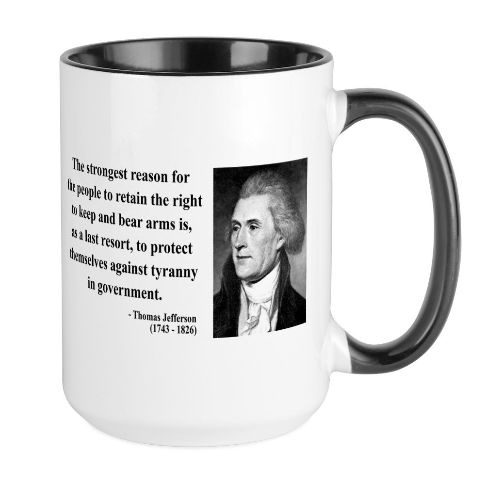 CafePress Thomas Jefferson 7 Large Mug 15 oz Ceramic Large Mug