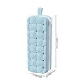 thumbnail image 3 of Soft Silicone Quilted Grids Zipper Pencil Case, Durable and Flexible Storage Pouch for Pens and Stationery, Lightweight and Easy to Clean for Office, Travel, and Daily Organization, 3 of 5