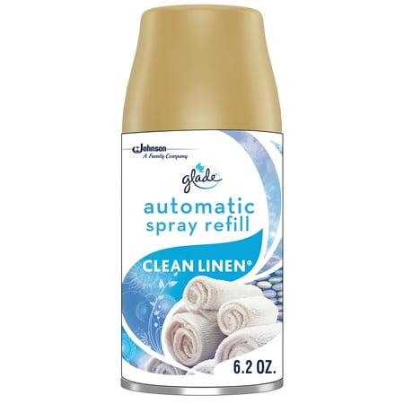 glade automatic refill linen clean spray oz freshness fits holder days walmart