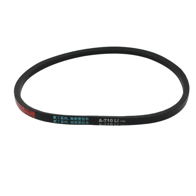 Unique Bargains A710 Rubber Transmission Drive Belt V-Belt 8mm Thick 710mm Innermost Girth for Washing Machine
