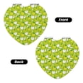 thumbnail image 2 of Kdxio Fruit Pocket Mirror, 1X/2X Travel Makeup Mirror 2-Sided Folding Small Mirror Portable Double-Sided Magnifying Cosmetic Mirror for Gift-Heart Shape, 2 of 9