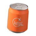 thumbnail image 4 of Cola Can Forma Press Tipo de lavabo la basura de diseño simple de diseño con basura de basura de tapa para la habitación de la sala de lavandería Naranja con rueda, 4 of 8